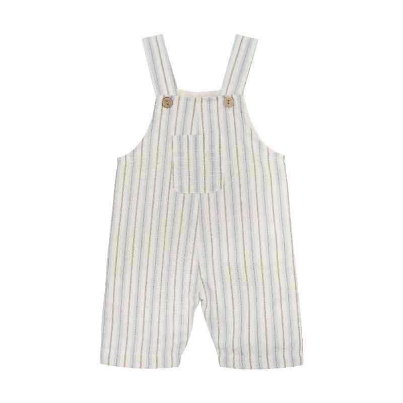 Huttelihut Woven Stripe Overalls -  Silver Sage -   Cm