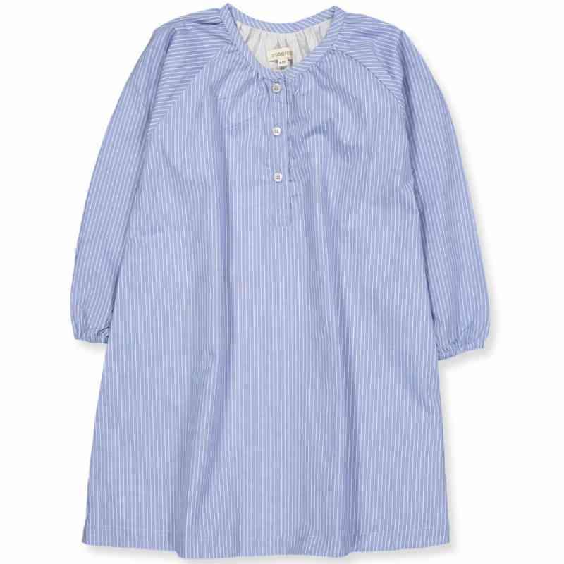 Organic Shirt Stripe Natkjole  -  år