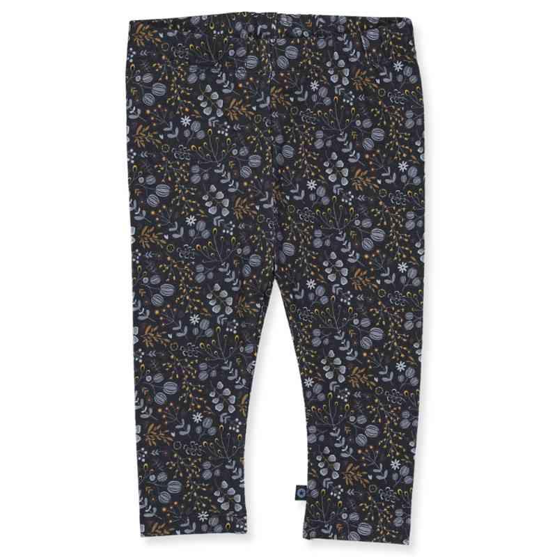 Blomstrede Leggings i Navy - Udsalg hos HouseOfKids