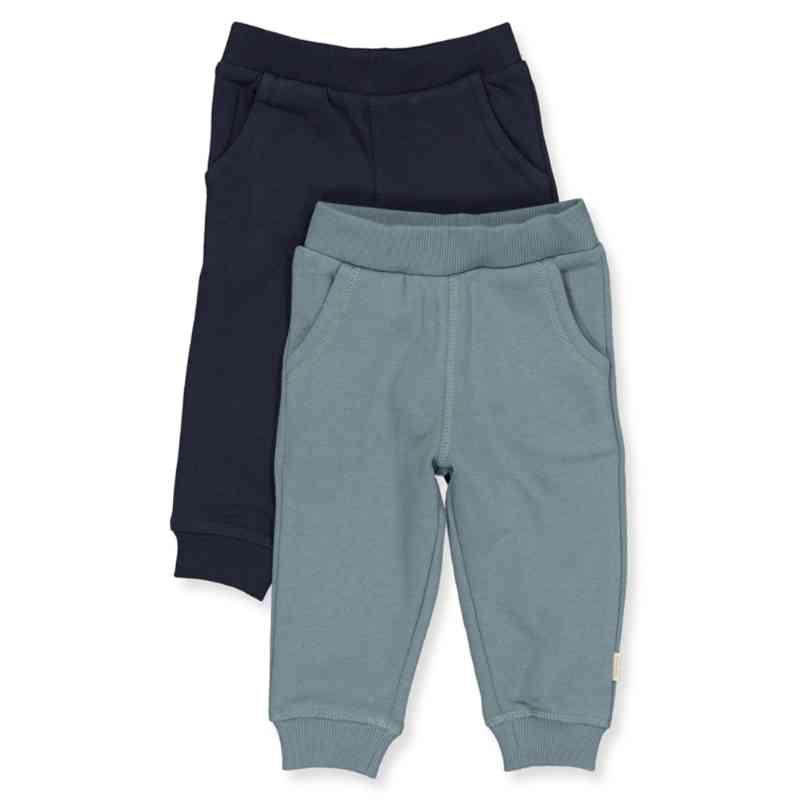 2-Pak Sweatpants til Børn - Goblin Blue - Udsalg
