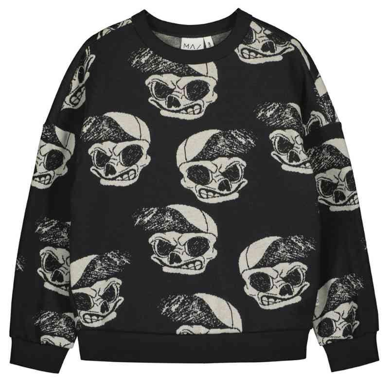 Økologisk Sweatshirt - Navy på udsalg