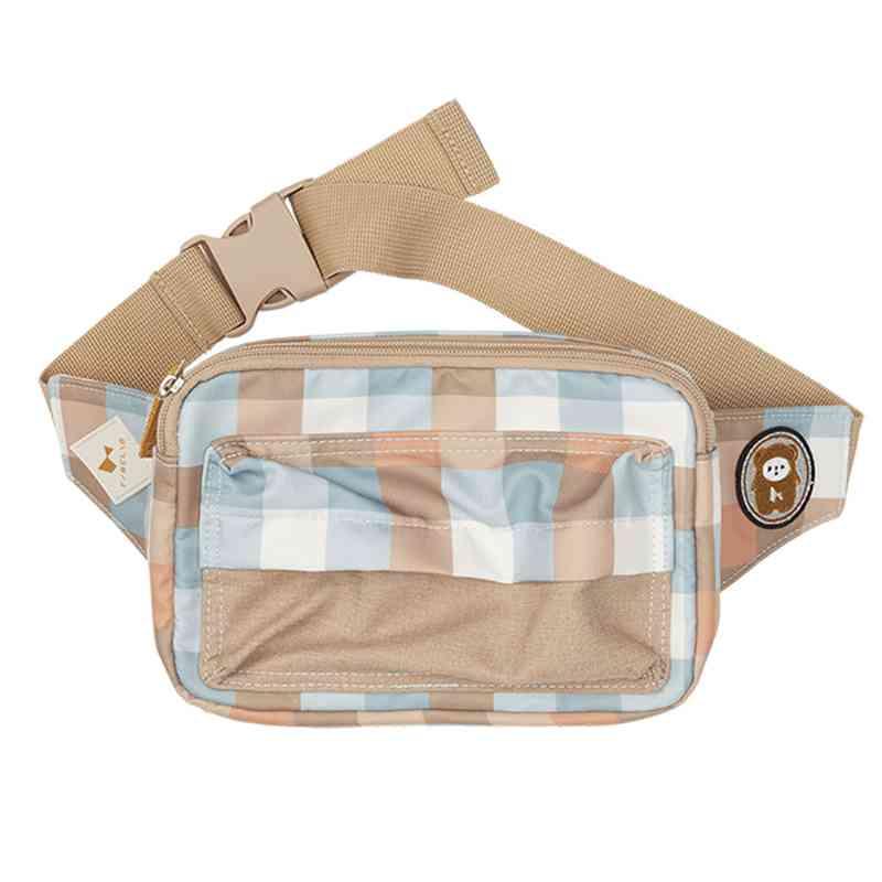Cottage Blue Checks Bæltetaske - Udsalg på Tasker