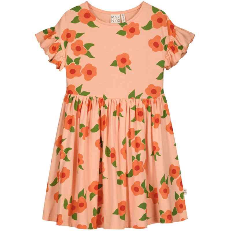 Organic Midsummer Rose Kjole  -  Cm