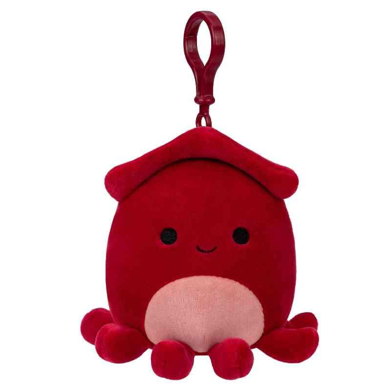 Squishmallows - Clip On Altman The Red Squid   Cm