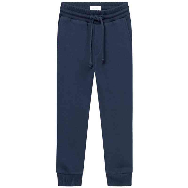 Encore Boucle Sweatpants - Mørk Navy/Ivory Tilbud!