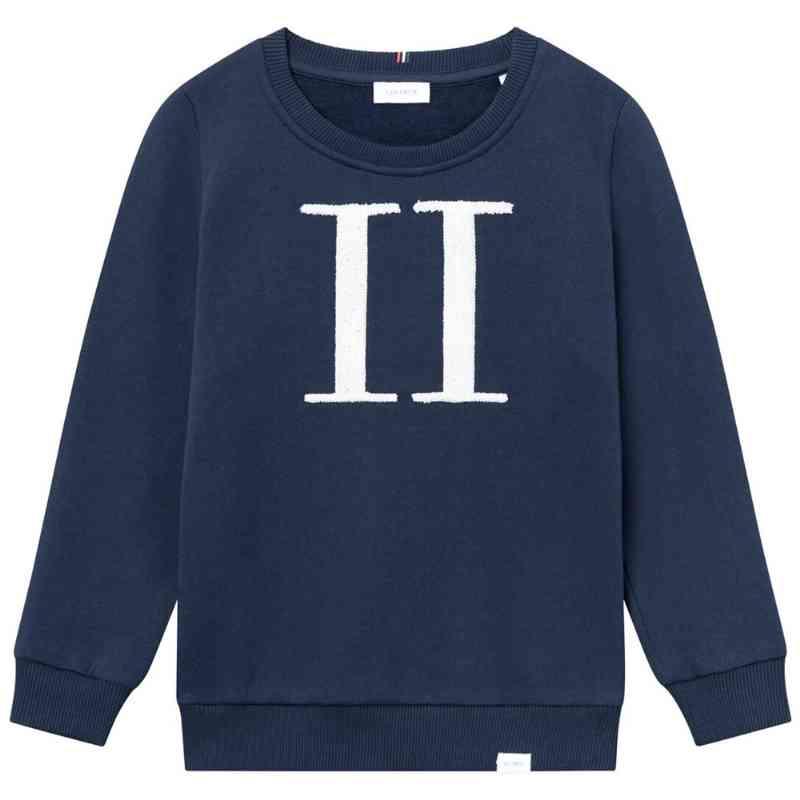Encore Bouclé Sweatshirt - Mørk Navy/Ivory Tilbud!