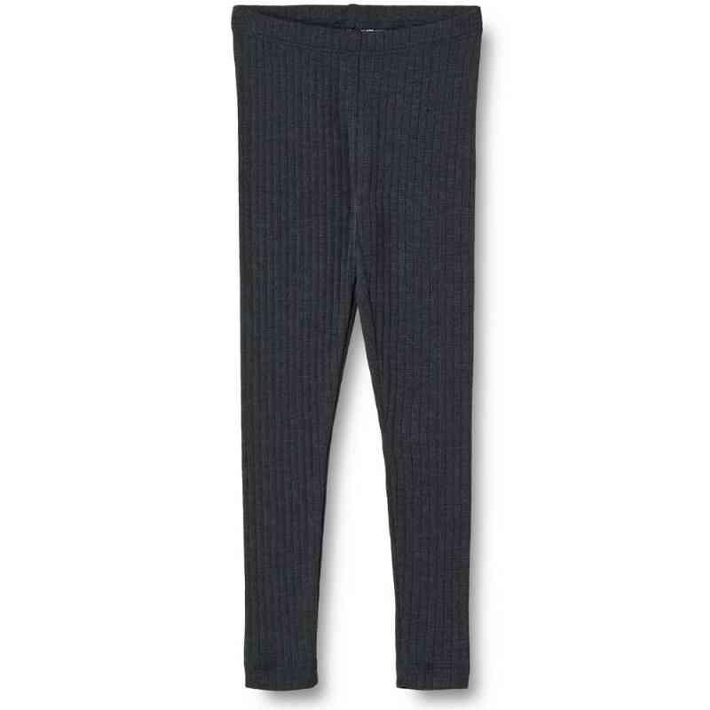 Agi Uld Silke Leggings i Navy - Fantastisk tilbud!