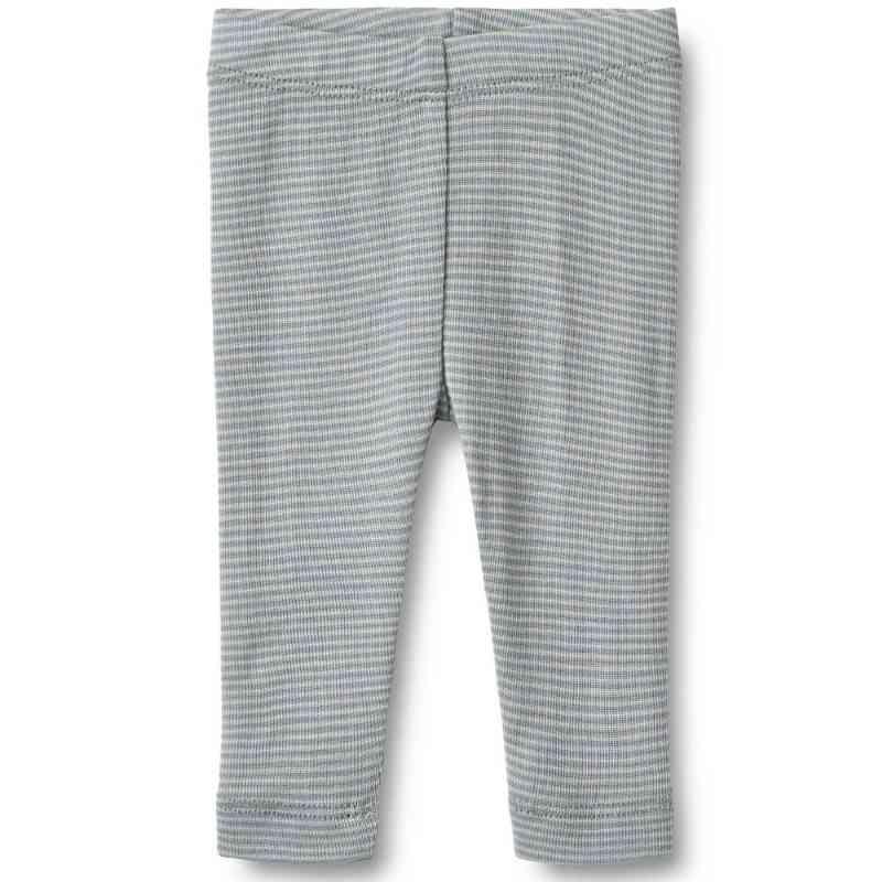 Agi Merinould Leggings i Lyseblå - Fantastisk Tilbud!