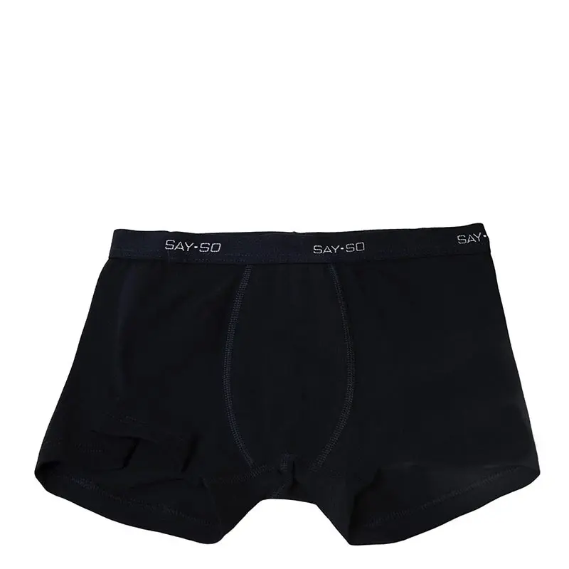 Boxershorts Mørkeblå økologisk Bomuld Til Tween