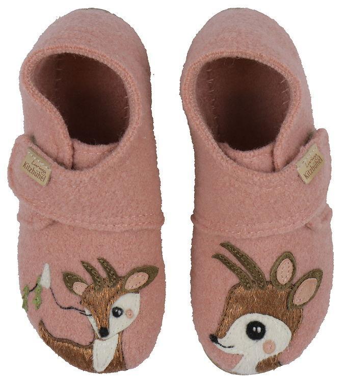 Living Kitzb? Hel Hjemmesko - Babyklettschuh - Peach