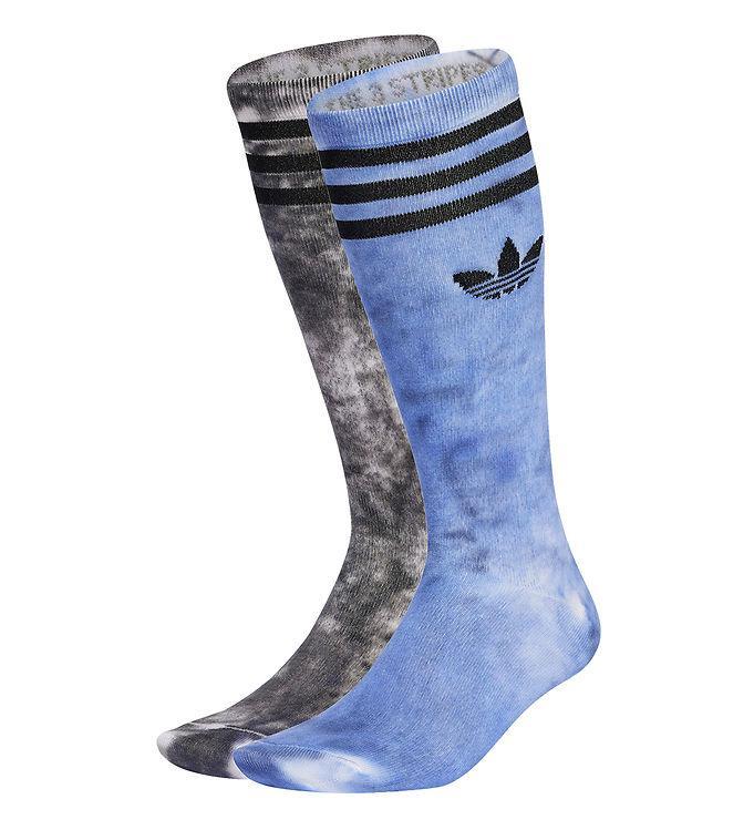 Adidas Originals Strømper - 2 Pak - Tie Dye - Sort Lilla