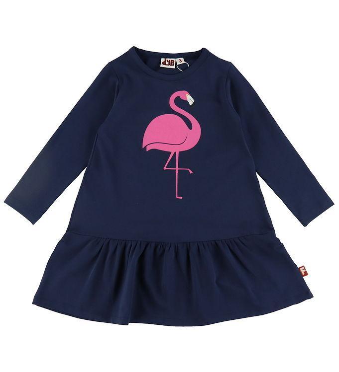 Dyr Cph Kjole - Dyrbirdy - Mørk Navy Flamingo Tilbud!