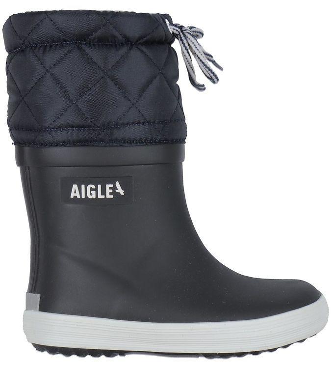 Aigle Termostøvler - Giboulee   - Navy Hvid