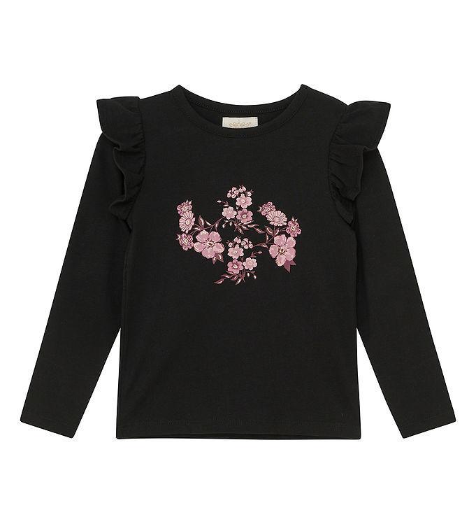 Creamie Bluse - Sort på tilbud!