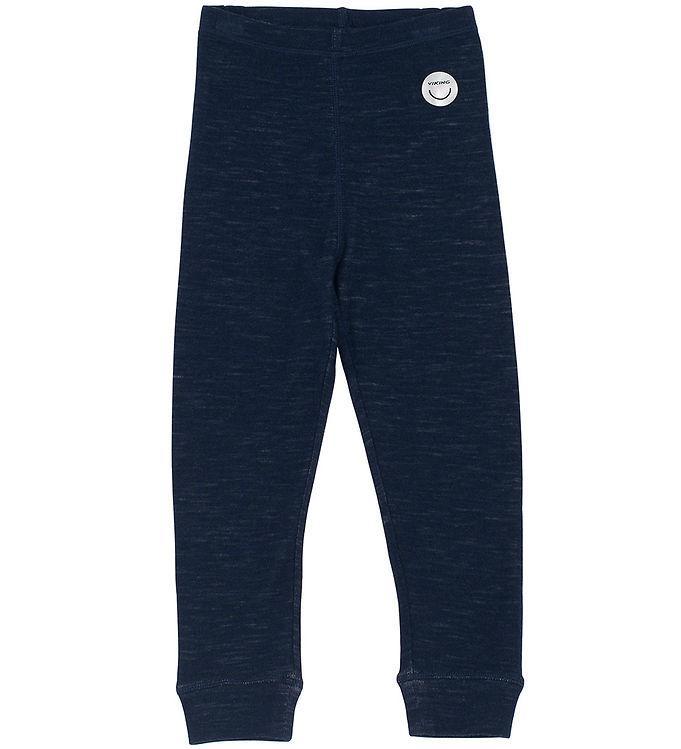 Viking Bukser - Uld Bambus - Baselayer - Navy