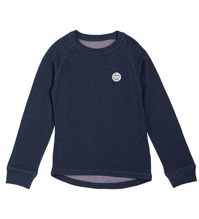 Viking Bluse - Uld Bambus - Baselayer - Navy