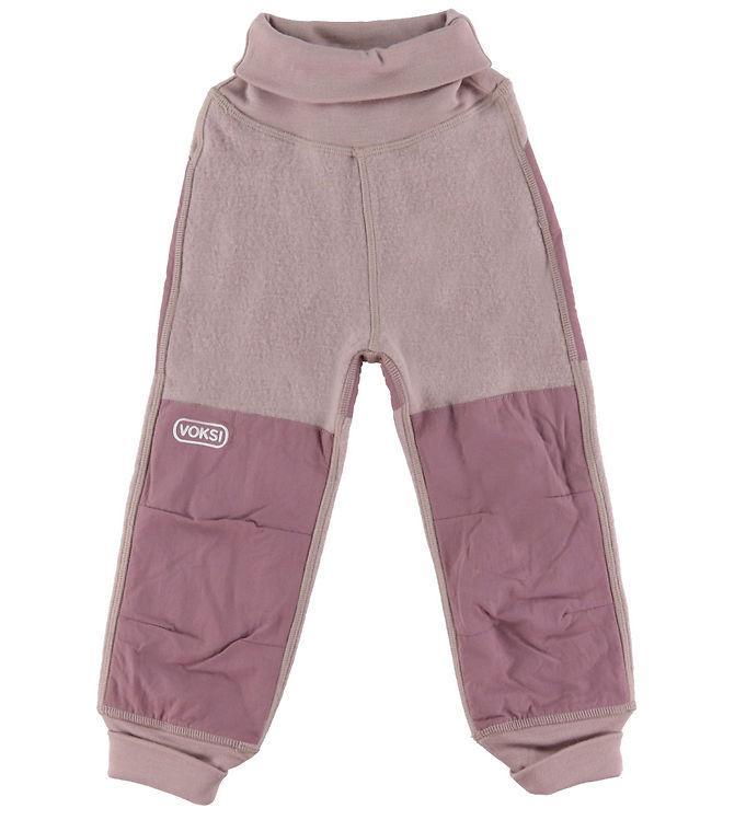 Voksi Bukser - Fleece - Uld - Softgrape