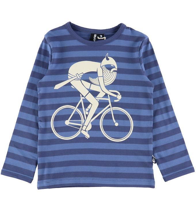 Danefæ Bluse - Danenorthpole - Grey Marine Cold Blue Biking Viki