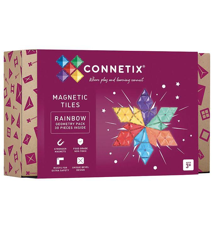 Connetix Magnetsæt -   Dele - Rainbow Geometry Pack