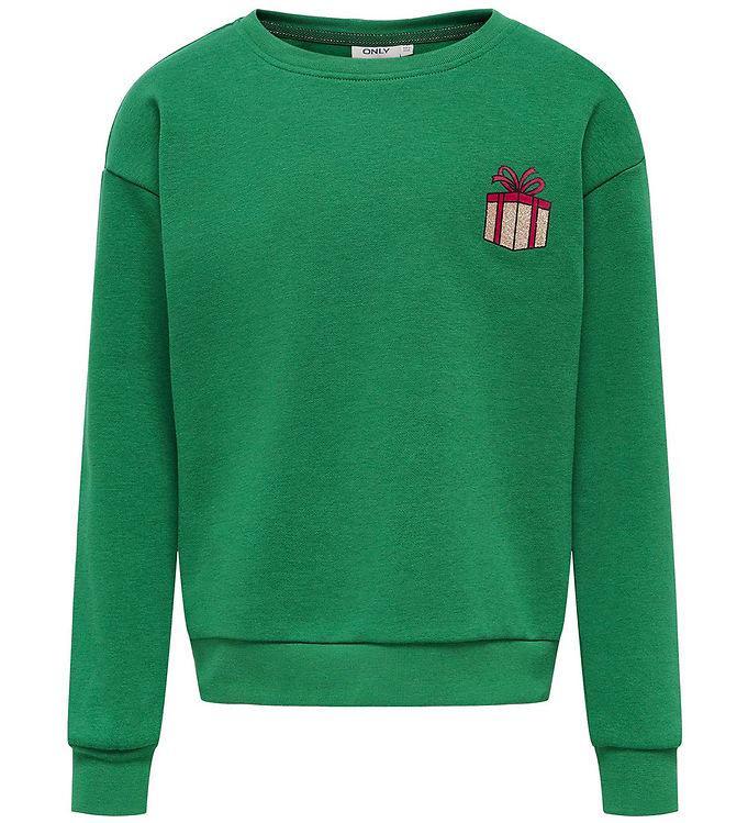 Børnesweatshirt - Kogyda - Xmas Life - Grøn Julegave