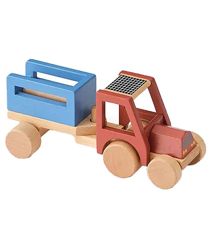 Kids Ceoncept Tractor Aiden - Træ - Kid S Hub