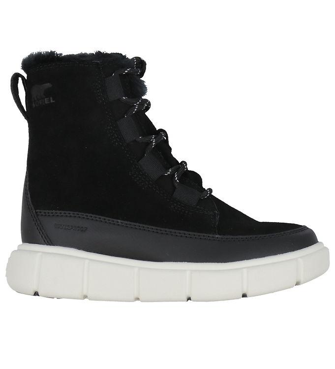 Sorel Vinterstøvler - Youth Explorer Lll Lace - Sort Sea Salt