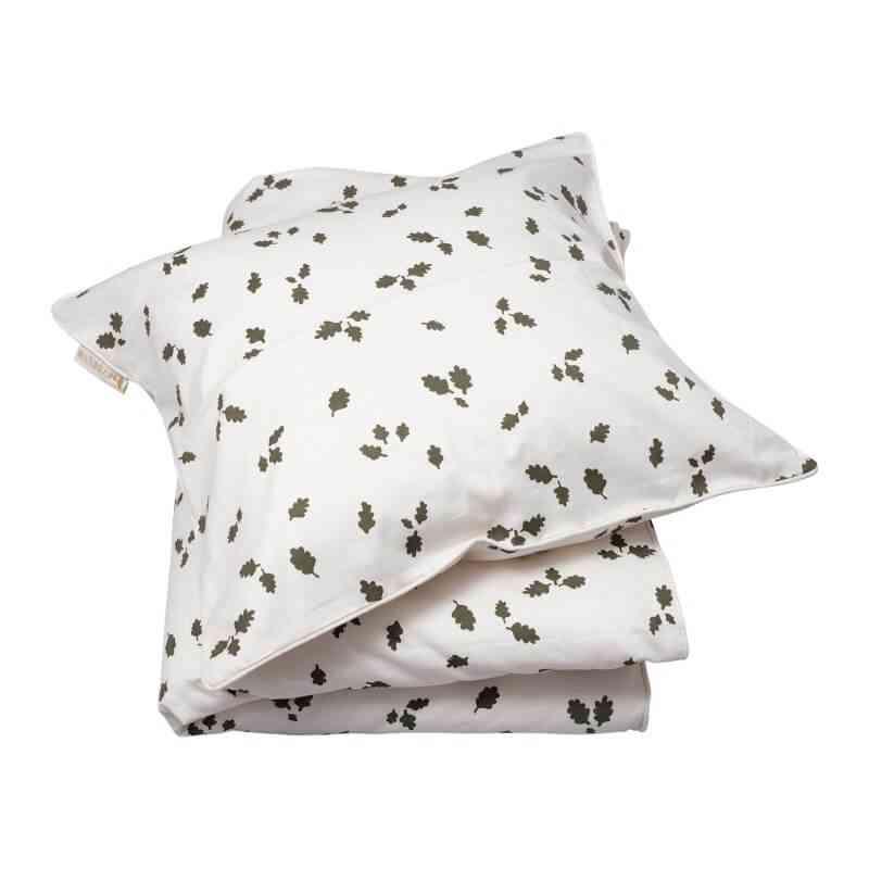 Fabelab - Baby Sengetøj - Leaves - One Size