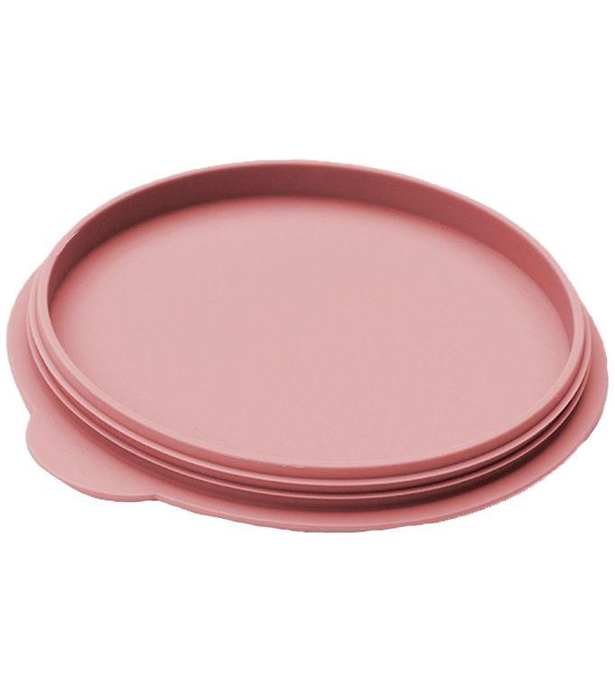 Ezpz Låg - Silikone - Mini Bowl - Støvet Rosa