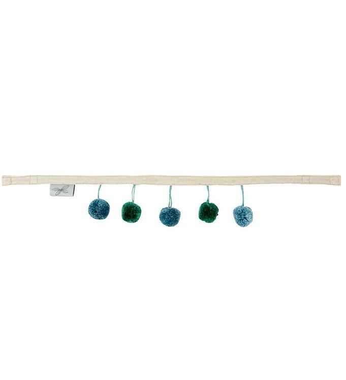 By Astrup Barnevognskæde - Pompon - Blue