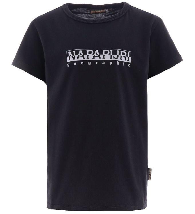 Napapijri T-shirt - Sort til børn - Hurtig levering!