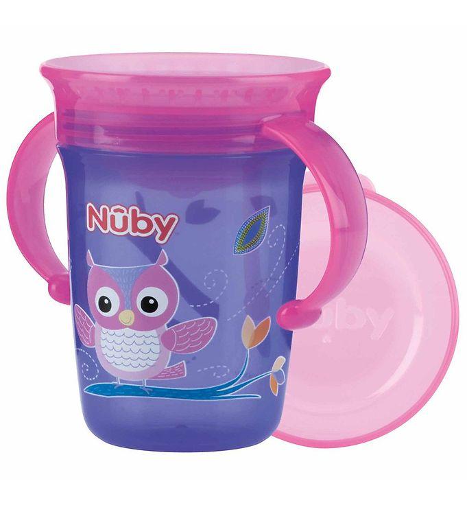 Nuby Drikkekop M  Håndtag -  Ml -lilla M  Print