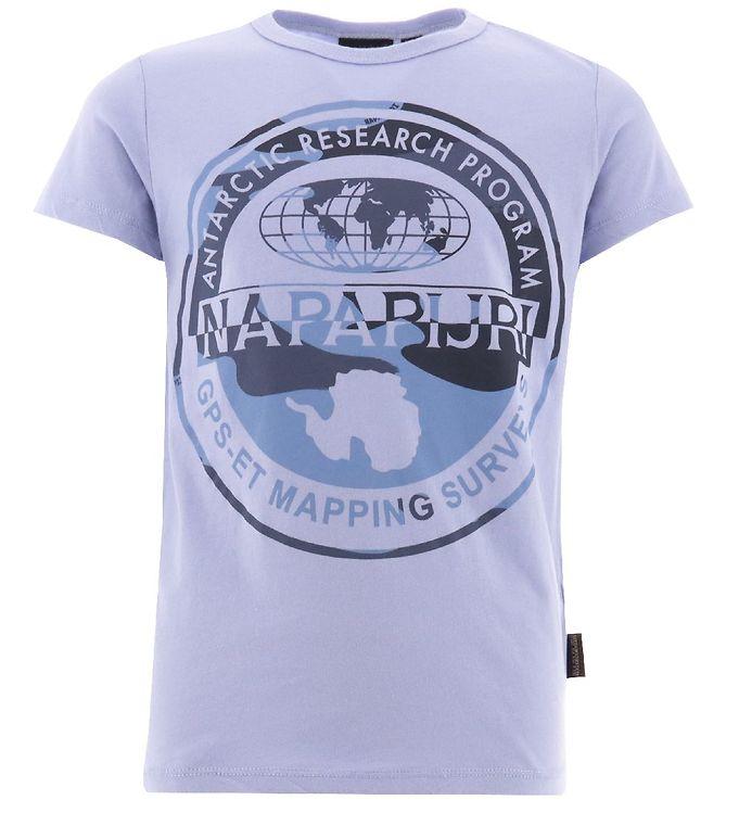 Napapijri T-shirt - Lavender M  Print