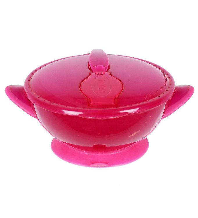 Nuby Skål M  Ske - Pink