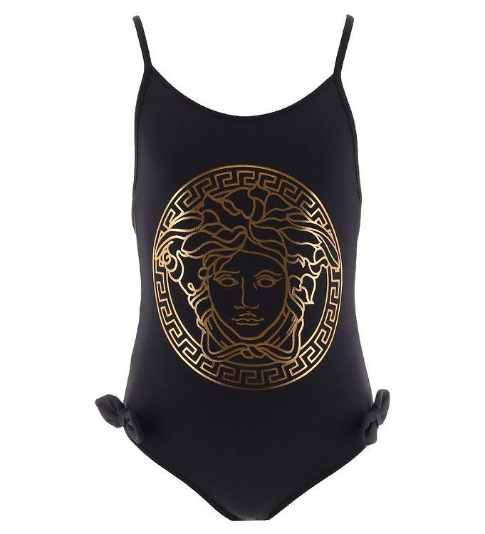 Versace Badedragt - Sort Guld Tilbud!