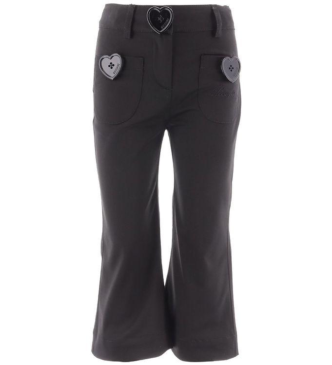 Moschino Bukser - Sorte med Hjerter på Tilbud!