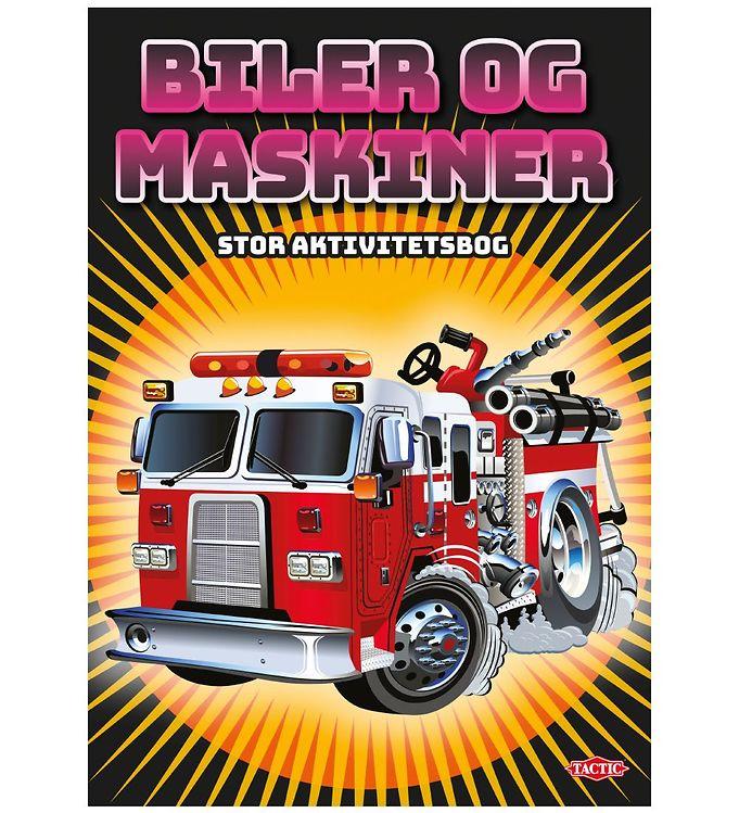 Tactic Aktivitetsbog - Biler Og Maskiner - Dansk