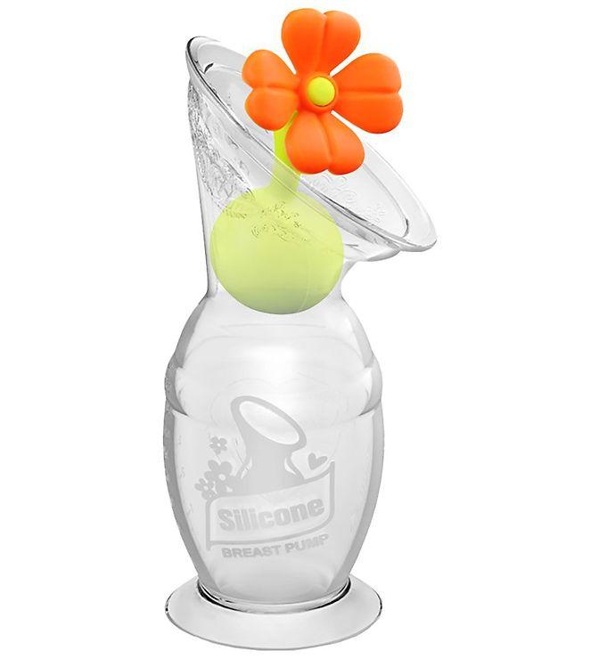 Haakaa Brystpumpe 100 Ml med Blomsterstopper - Tilbud!