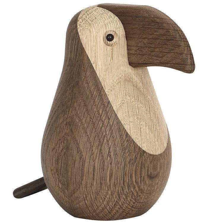 Novoform Træfigur - Toucan - Lille - Naturlig Eg
