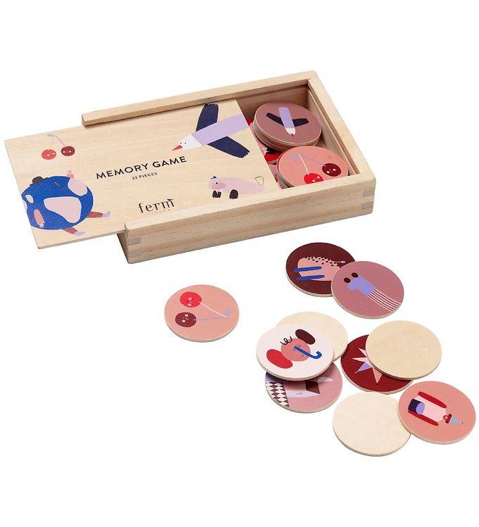 Ferm Living Critter Memory Game - Multifarvet Vendespil