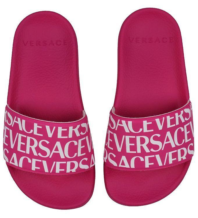 Versace Badesandaler - Pink M  Hvid