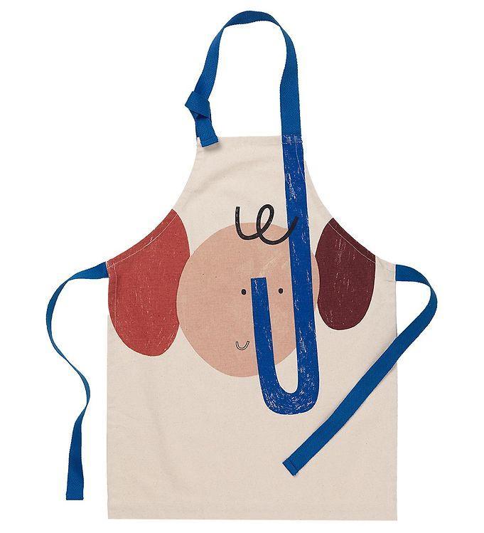Ferm Living Forklæde - Elephant Apron - Off White