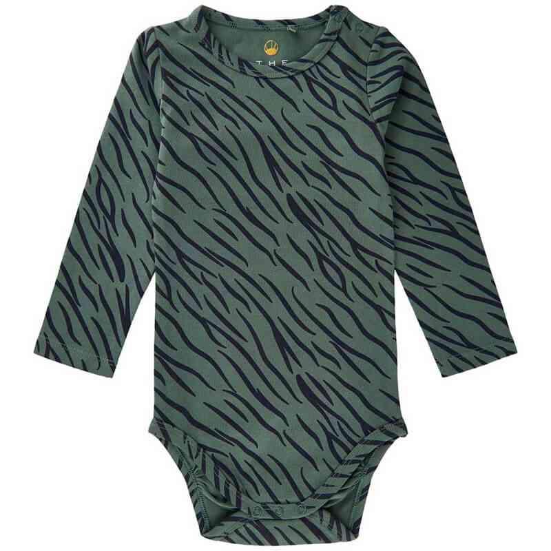 Ny Siblings Austin Bodystocking - Mørk Skov - Udsalg!