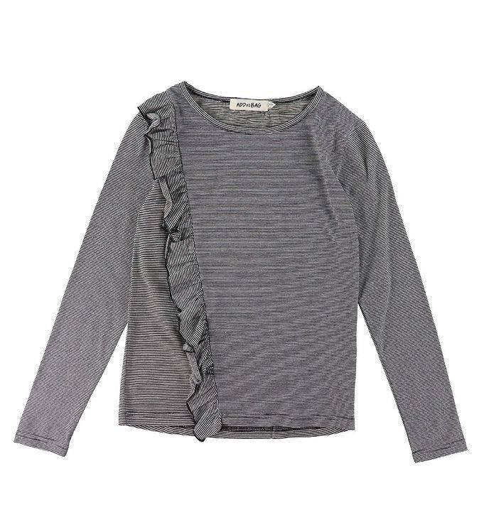 Add To Bag Bluse - Sort M  Striber