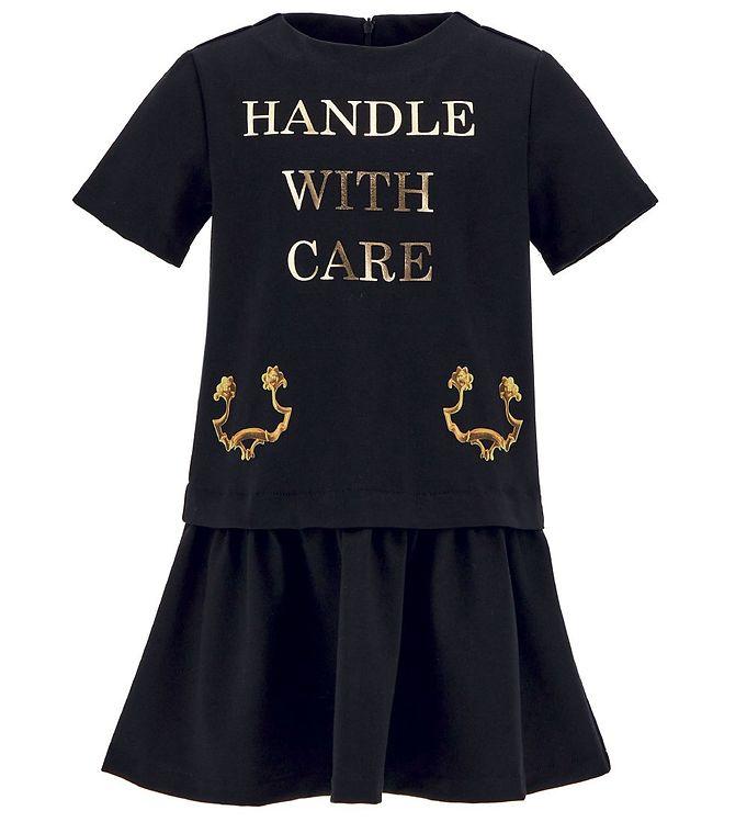 Moschino Kjole - Sort M  Print