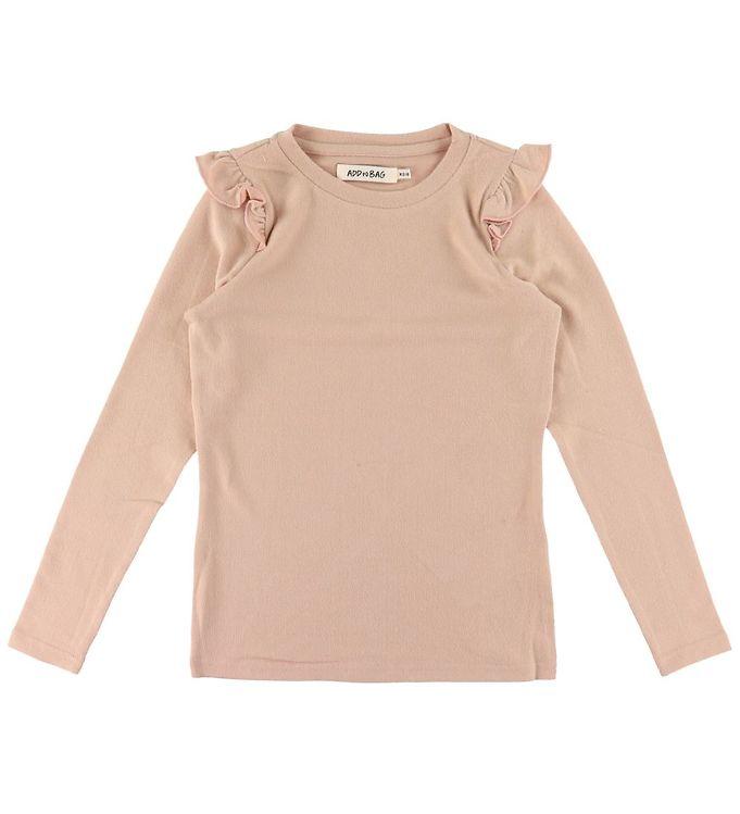 Add To Bag Bluse - Rib - Rosa
