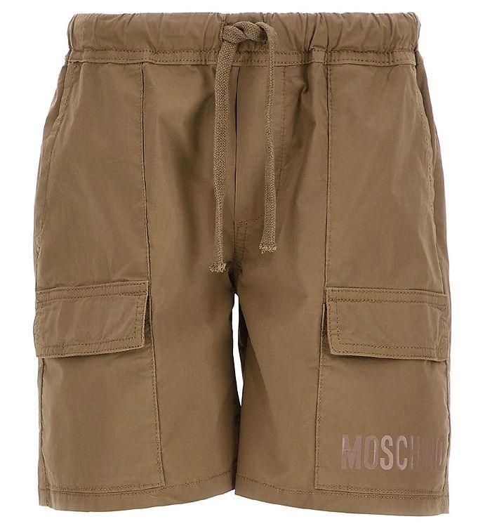 Moschino Shorts - Mørk Sand Tilbud!