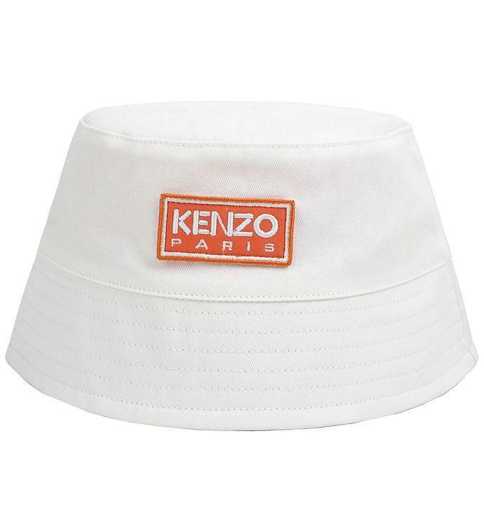 Kenzo Bøllehat - Hvid M  Orange