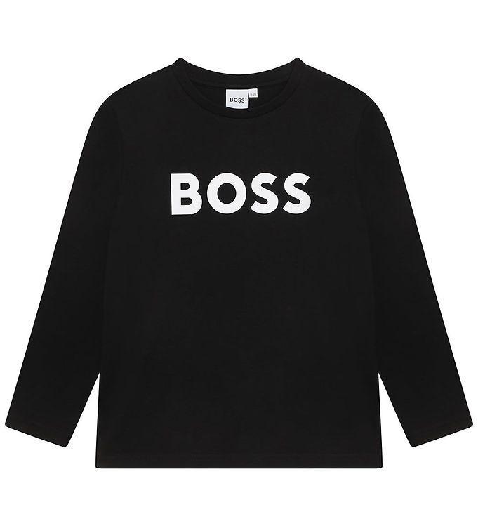 BOSS Bluse - Sort og Hvid til Børn, Hurtig Levering!