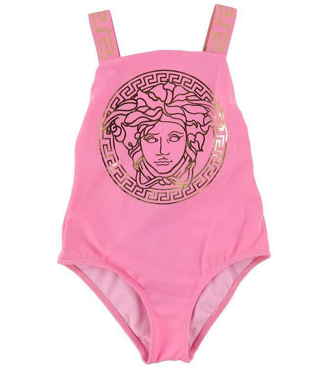 Versace Badedragt - Pink Paradise i Guld på tilbud!