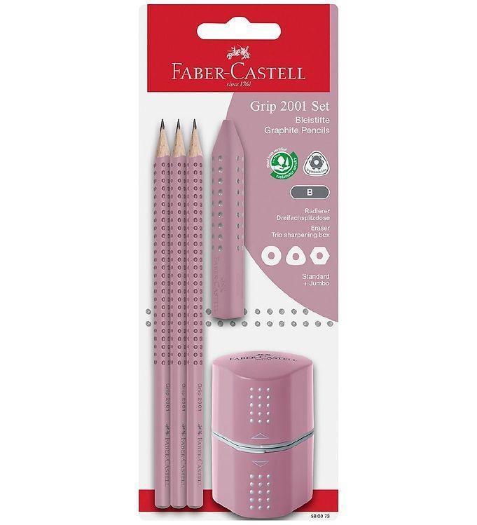 Faber-Castell Blyantsæt - 5 Dele - Rosa Tilbud!